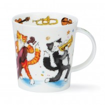 Buy the Dunoon Lomond Mug Groovy Cats online at smithsofloughton.com