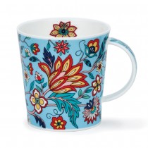 Buy the Dunoon Lomond Mug Jacobean Blue 320ml online at smithsofloughton.com