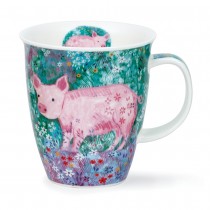 Buy the Dunoon Nevis Mug Meadow Farm Pig online at smithsofloughton.com