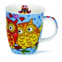 Buy the Dunoon Nevis Shaped Mug Owl Light Blue online at smithsofloughton.com
