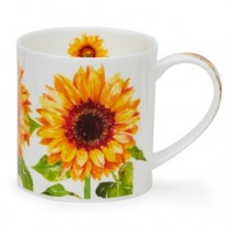 Buy the Dunoon Orkney Mug Floral Blooms Sunflower 350ml online at smithsofloughton.com 