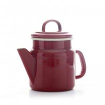 Buy the Enamal Vintage Coffee Pot 1.2L Claret online at smithsofloughton.com 