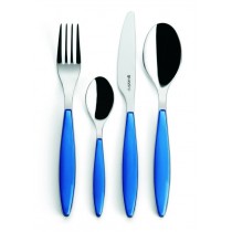 Buy the Guzzini Feel 24-Piece Cutlery Set Blue online at smithsofloughton.com