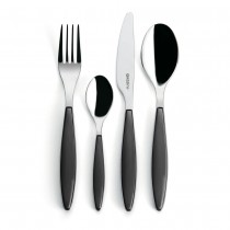 Buy the Guzzini Feel 24-Piece Cutlery Set Grey online at smithsofloughton.com