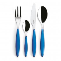Buy the Guzzini Feel 24-Piece Cutlery Set Mediterranean Blue online at smithsofloughton.com
