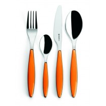 Buy the Guzzini Feel 24-Piece Cutlery Set Orange online at smithsofloughton.com