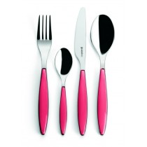 Buy the Guzzini Feel 24-Piece Cutlery Set Red online at smithsofloughton.com