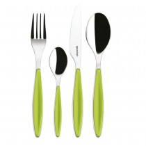 Buy the Guzzini Feeling 24-Piece Cutlery Set Green online at smithsofloughton.com