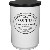 Buy the Henry Watson Original Suffolk Arctic White Coffee Canister online at smithsofloughton.com