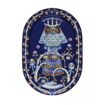 Buy the Iittala Taika Oval Serving Platter 41cm Blue online at smithsofloughton.com