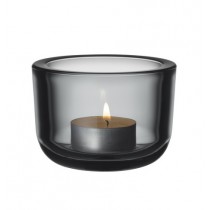 Buy the Iittala Valkea Tealight Candle Holder Grey online at smithsofloughton.com