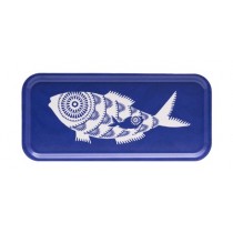 Buy the Jamida Asta Barrington 32x15cm - Shoal of Fish - Blue tray online at smithsofloughton.com