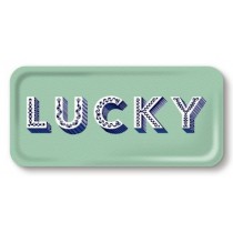 Buy the Jamida Asta Barrington Green Lucky Lap Tray online at smithsofloughton.com