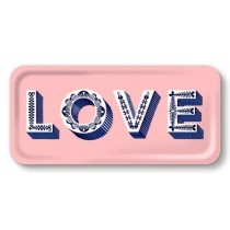 Buy the Jamida Asta Barrington Pink Love Lap Tray online at smithsofloughton.com