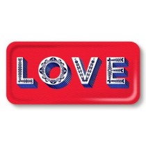 Buy the Jamida Asta Barrington Red Love Lap Tray online at smithsofloughton.com