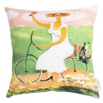 Buy the Jamida Bessie Johanson My Day Off Cushion 48x48cm online at smithsofloughton.com