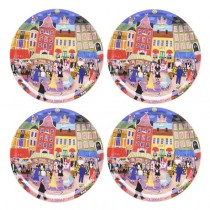 Buy the Jamida Bessie Johanson Stockholm in My Heart 4pc Coasters 11cm online at smithsofloughton.com