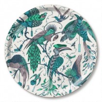 Buy the Jamida Emma J Shipley Audubon Green Round Tray online at smithsofloughton.com