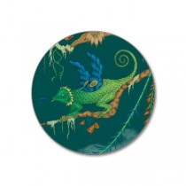Buy the Jamida Emma J Shipley Quetzal Teal Coaster online at smithsofloughton.com