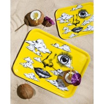 Buy the Jamida Michael Angove Enigmatic Sun Yellow Tray 43cm online at smithsofloughton.com