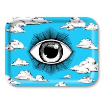 Buy the Jamida Michael Angove Eye Of The Beholder Blue Tray 27cm online at smithsofloughton.com