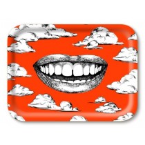 Buy the Jamida Michael Angove Fabulous Smile Red Tray 27cm online at smithsofloughton.com