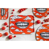Buy the Jamida Michael Angove Fabulous Smile Red Tray 43cm online at smithsofloughton.com