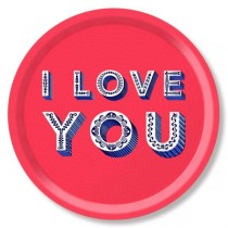 Buy the Jamida Word Collection I Love You Tray 39cm online at smithsofloughton.com