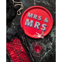 Buy the Jamida Word Collection Mrs & Mrs Tray 31cm online at smithsofloughton.com