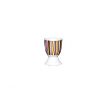 Buy the KitchenCraft Porcelain Stripe Egg Cup online at smithsofloughton.com
