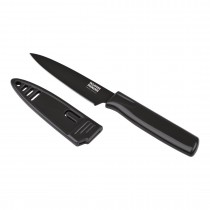 Buy the Kuhn Rikon Colori Paring Knife Black 9.5cm online at smithsofloughton.com