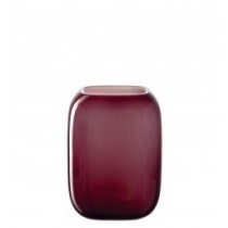 Buy the Leonardo Milano Vase Bordeaux online at smithsofloughton.com