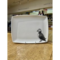 Buy the Little Weaver Arts Small Puffin Platter online at smithsofloughton.com
