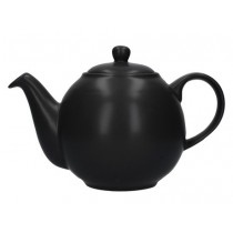 Buy the London Pottery 6 Cup Black GlobeTeapot online at smithsofloughton.com