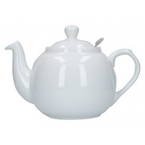 Buy the London Pottery 4 Cup White GlobeTeapot online at smithsofloughton.com