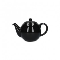 Buy the London Pottery Company Globe Two Cup Teapot Gloss Black online at smithsofloughton.com