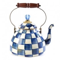 Buy the MacKenzie-Childs Royal Check Tea Kettle online at smithsofloughton.com