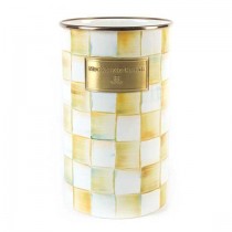 Buy the MacKenzie Childs Parchment Check Utensil Jar online at smithsofloughton.com