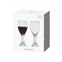 Buy the Manhattan Red Glasses Set of Two online at smithsofloughton.com 
