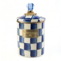 Buy the medium MacKenzie-Childs Royal Check Canisters online at smithsofloughton.com