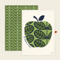 Buy the Orla Klely Sset oF 2 Tea Towels Apple a Day online at smithsofloughton.com