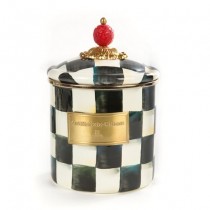Buy the small MacKenzie-Childs Courtly Check Canister online at smithsofloughton.com