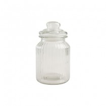 Buy the T&G Ribbed Glass Jar 1000ml online at smithsofloughton.com