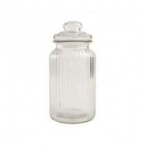 Buy the T&G Ribbed Glass Jar 1300ml online at smithsofloughton.com