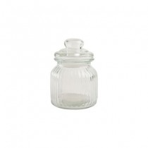 Buy the T&G Ribbed Glass Jar 600ml online at smithsofloughton.com 