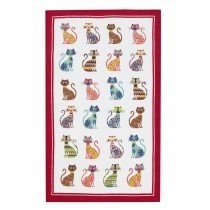 Buy the Ulster Weavers Tea Towel Groovy Cats online at smithsofloughton.com
