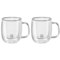 Buy the Zwilling J A Henckels Double Walled Glasses 80ml Pair online at smithsofloughton.com