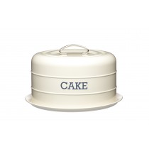 Kitchen Craft Living Nostalgia Airtight Domed Cake Tin Cream