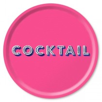 Purchase the Jamida Word Collection Cocktail PinkTray 46cm online at smithsofloughton.com