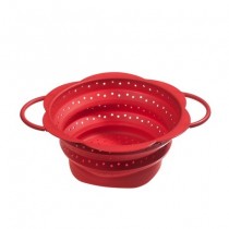 Purchase the Kuhn Rikon Kochblume Collapsible Colander Red 19cm online at smithsofloughton.com